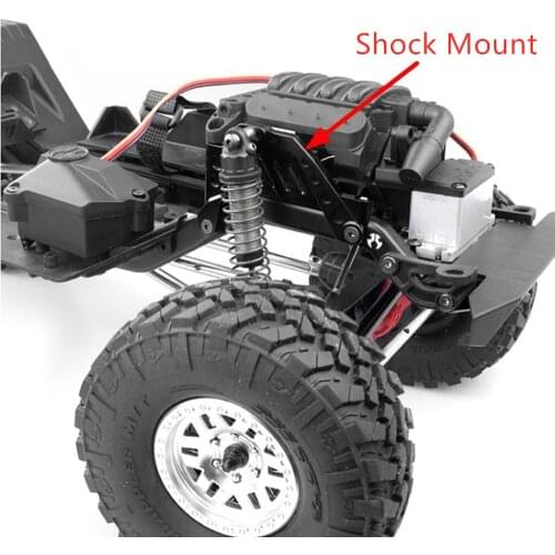 2Pcs/Pair Aluminum Front Shock Absorbers Installation Plate For 1/10 Rc Car Axial scx10 iii AX103007