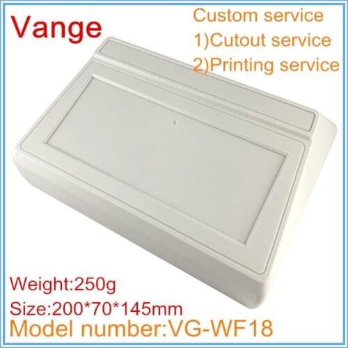 4pcs/lot mould making apparatus chassis box 200*70*145mm ABS plastic enclosure case for professional network product