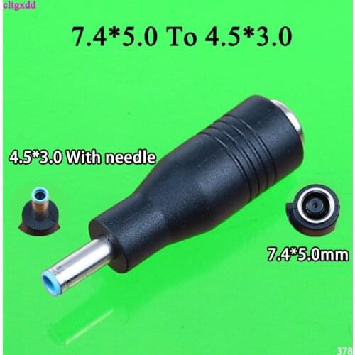 Cltgxdd 1PCSDC Power Charge Converter Adapter 7.4*5.0 to 4.5*3.0 For HP Dell Q99 DJA99 DC power adapter