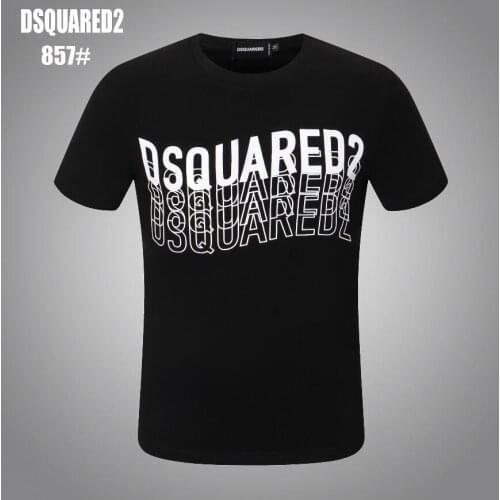 Authentic classic Italian brand mens and womens T-shirts street hip-hop letters printing t shirts 857