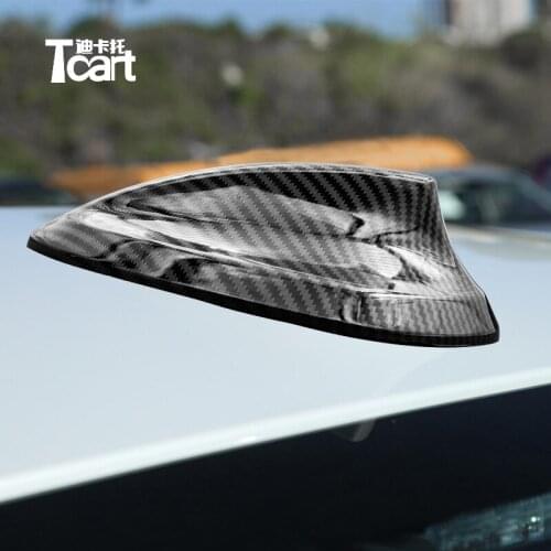 Tcart 3D M Car accessories for BMW F30 G20 F22 G30 F80-M3 F44 G11 G12 F35 F90-M5 ABS material carbon fibre Antenna decorat