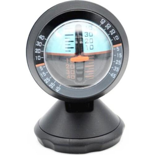 Car Inclinometer Gradient Balancer Declinator Angle Slope Level Meter Gauge Auto Replacement Parts