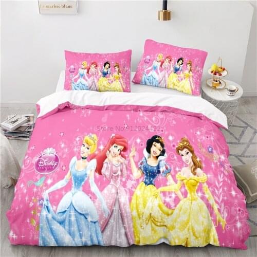 Snow White Bedding Set Princess Duvet Cover Children Bedroom Bedding Sets Luxury Comforter Cover Sets Twin Full Queen King Size