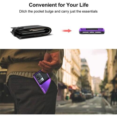 For Samsung Galaxy S20 Ultra Case S 20 Wallet Credit Card Holder ID Slot Pocket Cover for Samsung S20+ S 20 Plus 5G S20 FE Coque