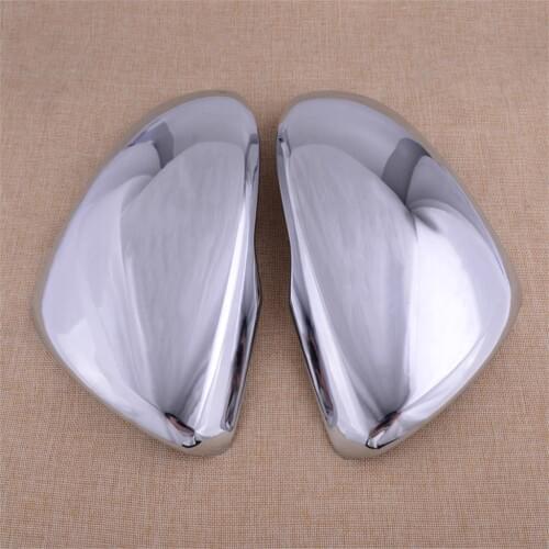 CITALL Chrome Side Door Mirror Cover Trim Molding Cap Sticker Overlay Shell Fit For Kia Optima K5 JF 2016 2017 2018 2019