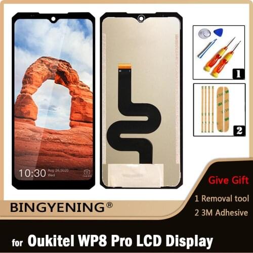 New Original For Oukitel WP8 Pro LCD Display Screen Touch Digitizer Assembly For 6.49 inch Oukitel WP8Pro Smartphone Android 10
