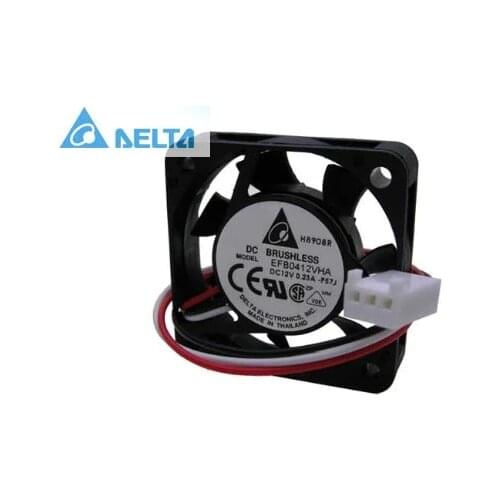 For delta EFB0412VHA 3-Pin 40MM 4010 DC 12V 0.20A axial server inverter cooling Fans