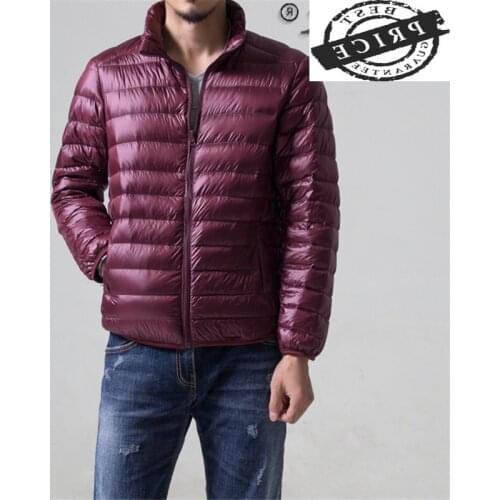 Jackets Short Mens Ultra Light Down Jacket Men Hooded Male Coat Autumn Winter Clothes Plus Size 6xl 2021 Veste Homme 2a
