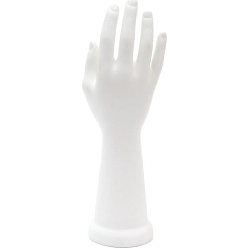 White Plastic Child Mannequin Hand For Gloves Display, Kid Manikin Hands