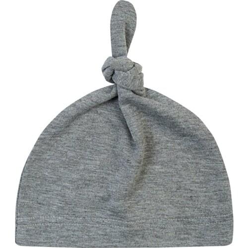 New Knot Cotton Blend Kids Turban Hat Newborn Beanie Caps Headwraps Cute Girls Birthday Gift Children Photo Props