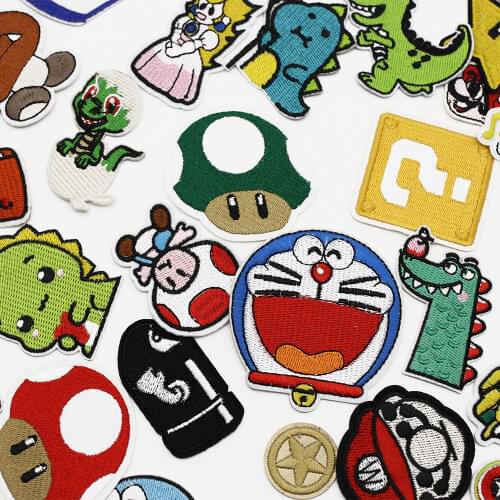 Clothing Hot Paste Parches Termoadhesivos Para Ropa Embroidery Applique Applique Fabrics Patch Clothes DIY Cartoon Embroidery