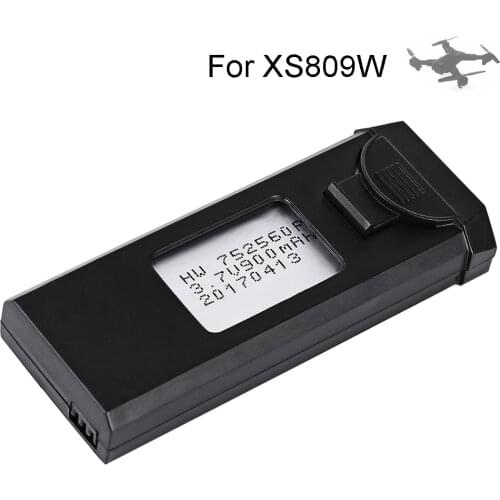 Original 3.7V 900mAh Lipo Parts Visuo TIANQU XS809 XS809HC XS809HW XS809W Foldable RC Quadcopter Drone