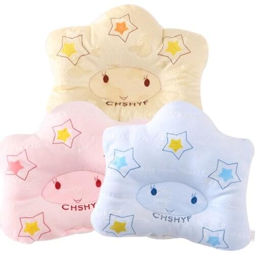 Baby Pillow Newborn Cotton Cute Star Shape To Correct Anti-migraine Memory Foam Nursing Pillow For Newborn Infant Baby Pillow
