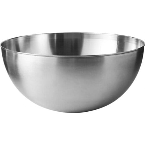 Modern Salad Bowl Space Saving Easy Polished Clean Stainless Steel Dishwasher Safe Thickened BPA Free Mixing Bowl for Kitchen
