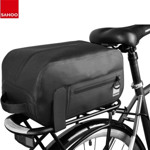 Sahoo 142046 Full Waterproof MTB Road Cycling Bike Bicycle Rear Seat Rack Trunk Bag Pack Saddle Bag 7L