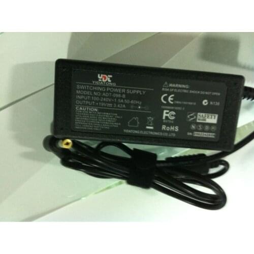 10pcs AC Adapter 19V 3.42A 5.5x1.7mm Universal Laptop Charger for Acer Aspire 5630 5735 5920 5535 5738 6920 7520 SADP-65KB 1690