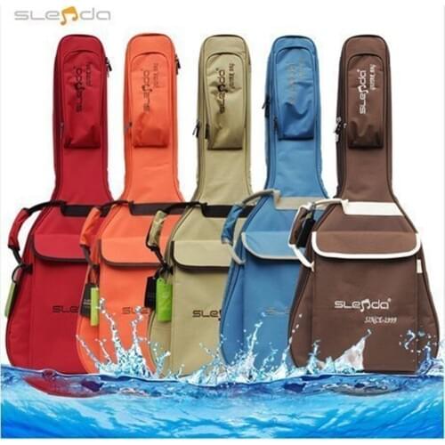 Top quality professional portable 40 41 music acoustic guitar soft gig bag waterproof case backpack cover shoulder straps padded