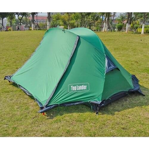 X Dome Tents Outdoor Camping 1 2 Person Ultralight Tent 20D Silicone Hiking Double Layers 4 Season Waterproof Backpacking Tents