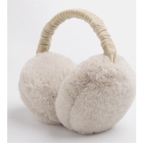 YSDNCHIWarm Earmuffs Women Fur Winter Earmuffs Warm Cute Cotton Skiing Ear Warmers Christmas Gifts