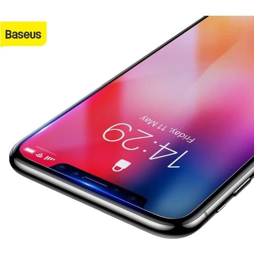Baseus 0.15mm Glass Film For iPhone X XS Max XR Full Cover Thin Protective Glass For iPhone 11 Pro MAX Glass Screen Protector