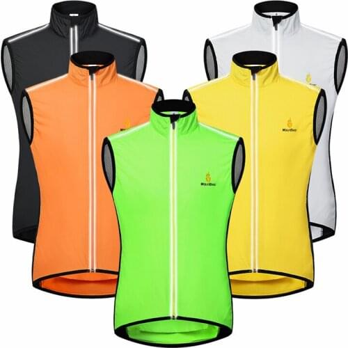 Wosawe Mountain Bike Bag Riding Vest Motorcycle Bags Wear Windproof Breathable Riding Vest Sleeveless Top Bicycle Bag