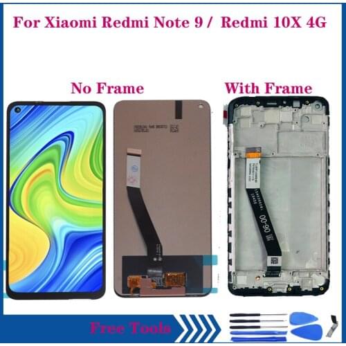 6.53" Original LCD For Xiaomi Redmi NOTE 9 LCD Display Touch Screen Digitizer Assembly For Redmi 10X 4G LCD Screen Repair kit
