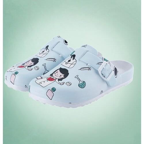 1 Pair Women Slippers Nursing Shoes Operating Room Slippers Laboratory EVA Shoes Anti-slip Nurse Slippers