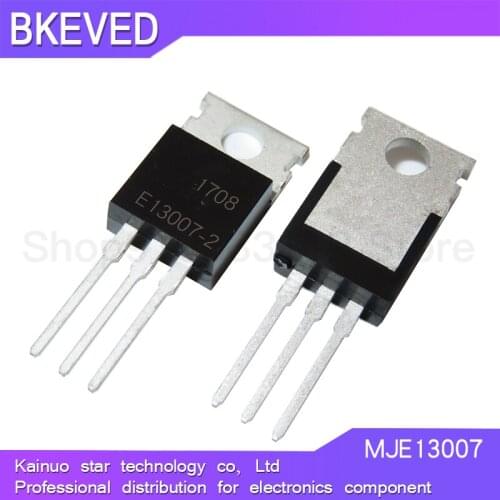 10PCS MJE13007 TO220 E13007 E13007-2 TO-220 MJE13007-2 NEW