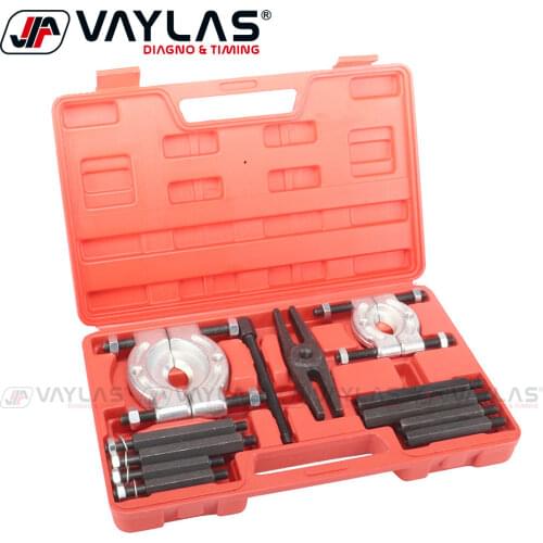 12Pcs Bearing Separator Puller Tools Set Bearing Remover Set Bar-Type Splitter Gear Puller Fly Wheel Tool Kit