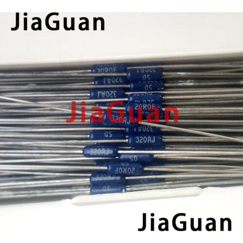 20PCS VISHAY DALE RLR7C 20R 0.25W 1% Axial Resistance RLR-7C 1/4W 20 ohm blue military regulations metal resistor