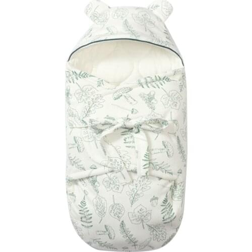 New Baby Sleeping Bag Envelopes Warm Cotton Autumn Winter Infants Hooded Sleepsack