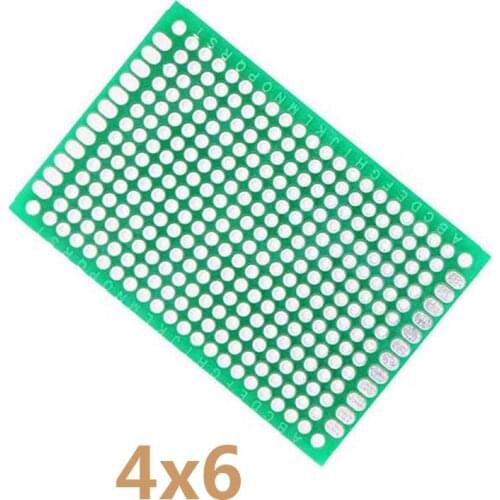 5pcs/lot 4x6cm DIY Double Side Copper Prototype PCB Universal Printed Circuit Board Learning Board