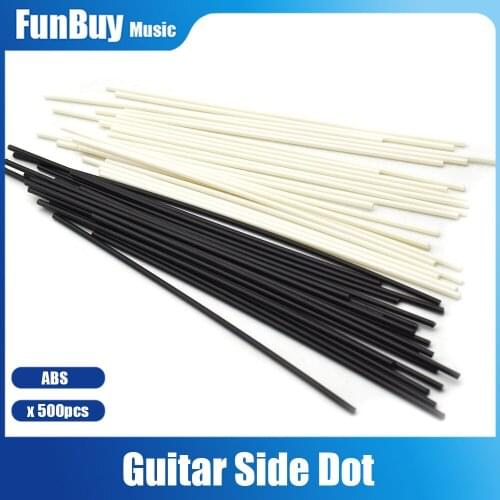 500pcs Guitar Fingerboard Fretboard Side Dots Side Markers Guitar Fretboard Fret Inlay Markers for Guitar Bass