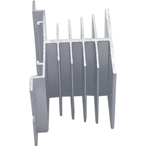 Aluminum Heat Sink SSR Dissipation for Single Phase Solid State Relay 10A-40A