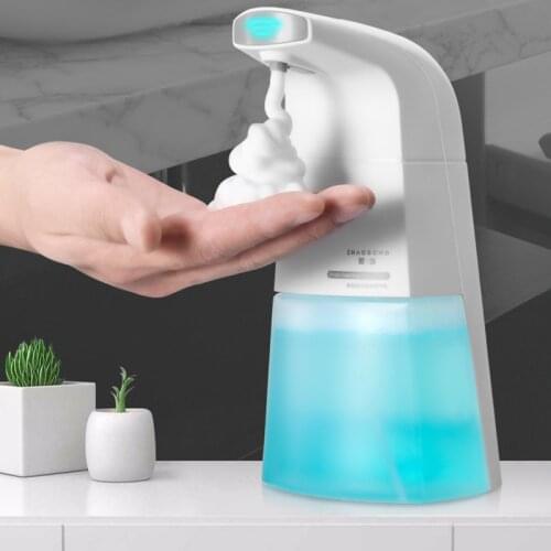 Kitchen Household Automatic Foam Soap Dispenser Induction Liquid Hand Washing Machine Intelligent Foam Touchless Infrared Sensor