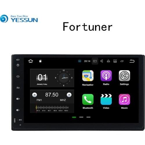 YESSUN Car Navigation GPS Android For Toyota Fortuner 2016~2017 Audio Video HD Touch Screen Stereo Multimedia Player No CD DVD