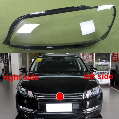 For Volkswagen Passat B7 2011 2012 2013 2014 2015 Headlamp Transparent Shell Headlights Cover Lampshade Glass Lamp Housing