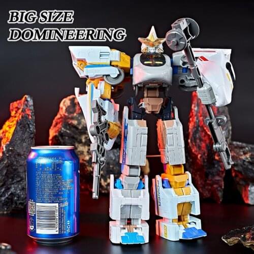29cm Figure Toy Robot Transformers Toys Child Toys Rail Robot Deformation Metal Warrior VS Transformers Toys For Boy