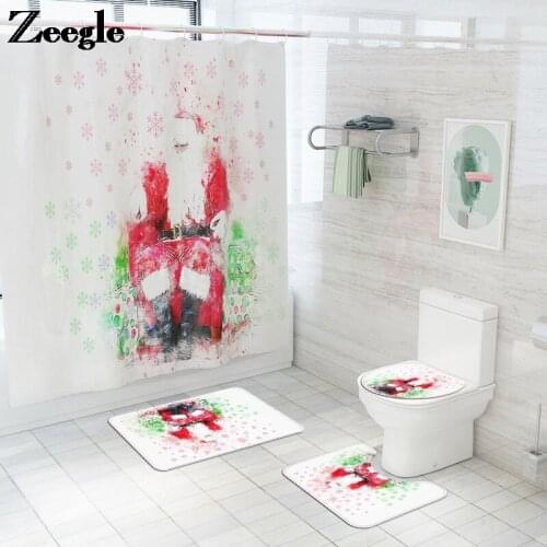 Flannel Bathroom Carpet Rug Absorbent Toilet Seat Cover Mat Anti-Slip Floor Mat for Bathroom Memory Foam U-Shaped Toilet Rug Set