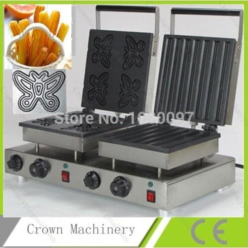 Butterfly Belgium waffle maker Machine &churros Baker Maker machine