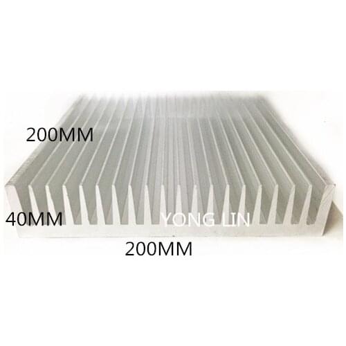 1pcs Heatsink 200*40-200MM/Aluminum/Computer case heatsink/High heat sink.Heatsink chassis