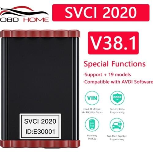 SVCI 2020 New V38.1 Version OBD2 Read PIN Key learning For AUDI For VW For SEAT For Skoda