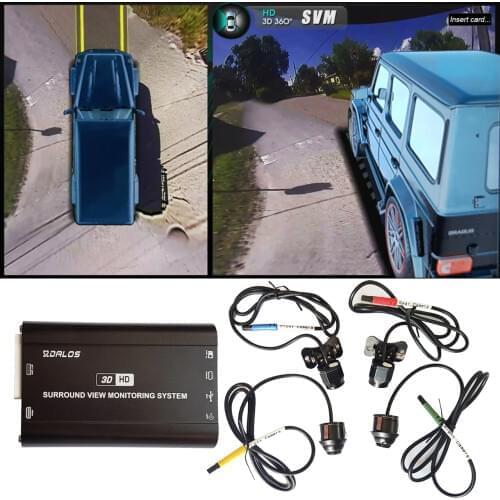 SZDALOS Newst HD 3D 360 Surround View Monitoring System for G-Class Bird View System 4 Car camera 1080P DVR G-Sensor