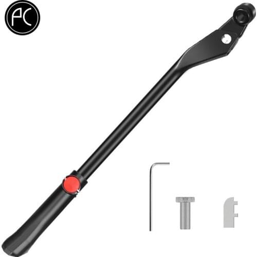 PCycling Bicycle Kickstand Aluminum Alloy MTB Adjustable Quick Release Road Bike Support Leg Foot Rack Kickstand for 22-29in