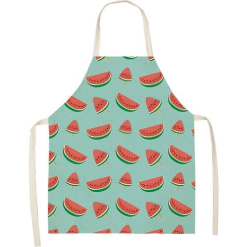Cherry Lemon Pattern Apron Baking Accessories Apron Female Apron Kitchen Cooking Apron Male Apron Cafe Aprons for Woman Man Kid