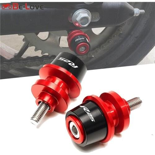 High Ratings 6mm Motorcycle CNC Swingarm Spool Slider Stand Screws For YAMAHA YZF R25 YZF-R25 YZFR 25 2015-2021 2020 2019 2018