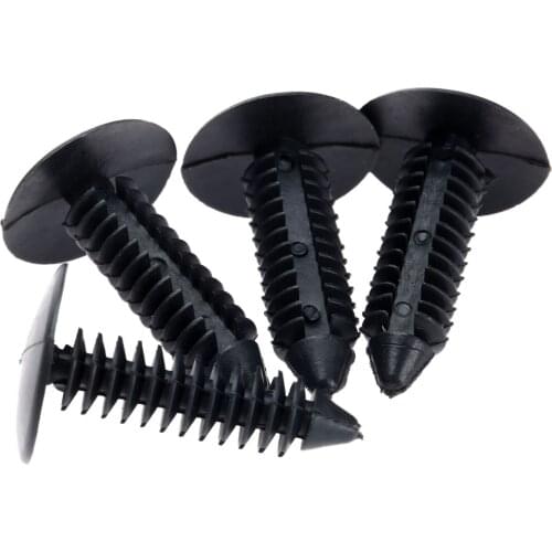 Yetaha 50Pcs 6.4mm Hole Battery Heat Shield Engine Splash Shield Panel Clip Fastener Rivet Retainer Nylon 390018-S For Ford