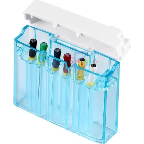 1pcs Dental Material Root Canal File Case Dental Files Sterilization BoxReusable Plastic Sterilization Box And 134℃ Autoclavable