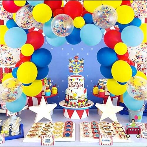 105pcs Balloon Garland Arch Kit for Kids Birthday Party Baby Shower Boy Birthday Decor Multicolor Latex Balloons Party Supplies