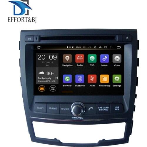 4GB RAM Android 9.0 Octa Core Car DVD Radio Stereo For SsangYong Korando 2010-2012 Car GPS Navigation BT WIFI Multimedia Player